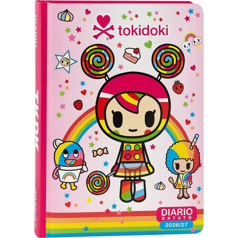 Diario 12 mesi 2026/2027 TOKIDOKI - GIORNALIERO DATATO - ROSA
