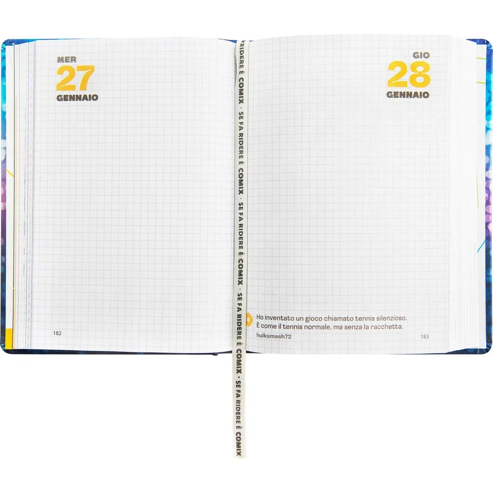 Diario 16 mesi 2026/2027 COMIX - GIORNALIERO MIGNON PLUS FIREFLIES