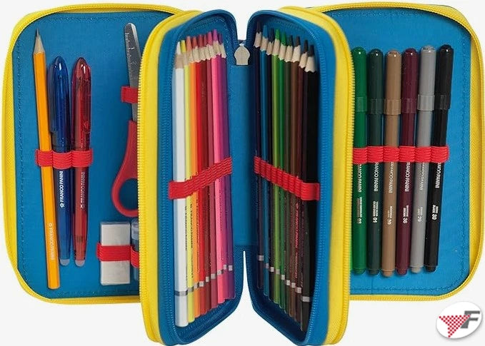 Astuccio 3 zip Super Mario