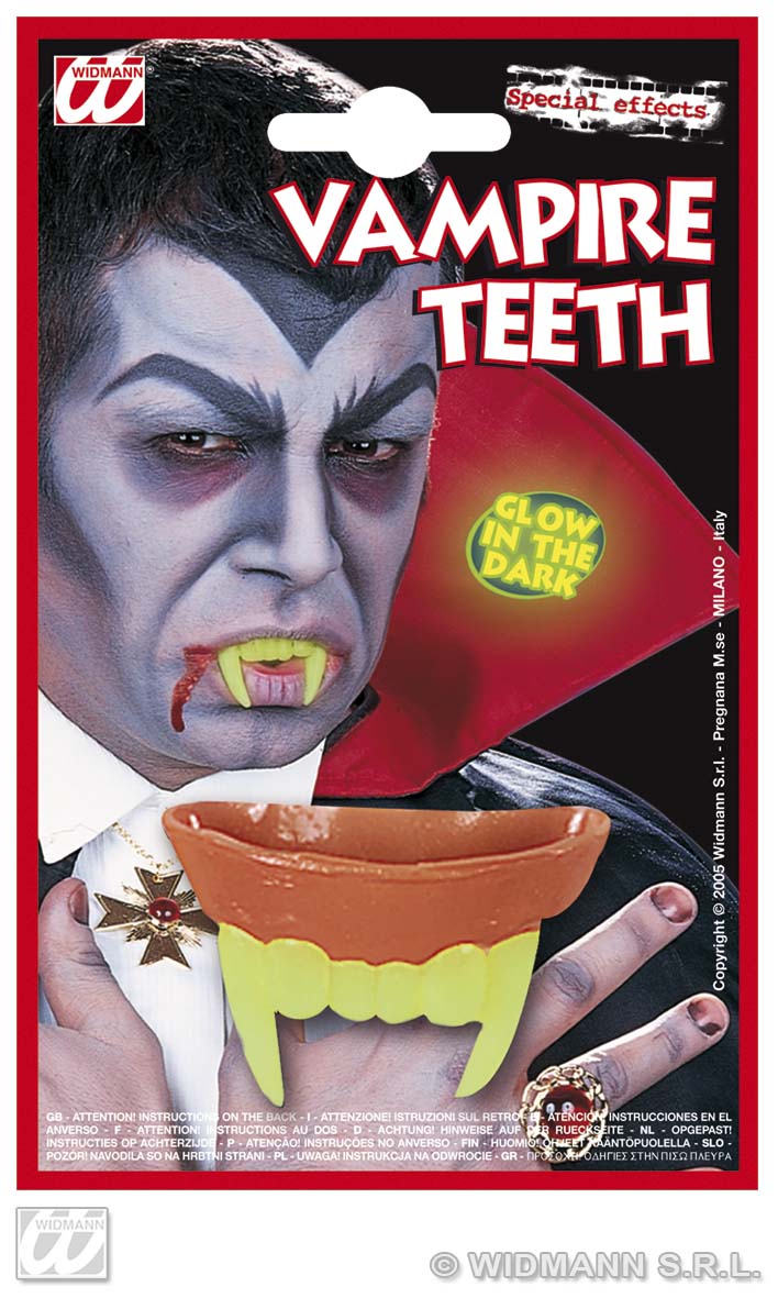 Dentiera Vampiro Fosforescente