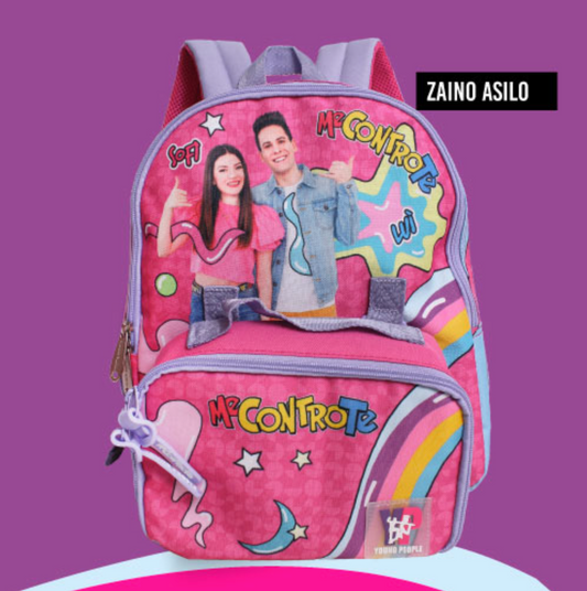 ZAINO ASILO ME CONTRO TE FUCSIA